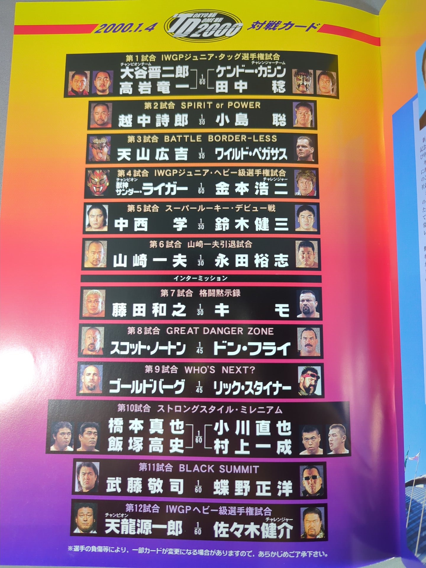 ★nWo JAPAN vs TEAM 2000★ 闘強導夢2000