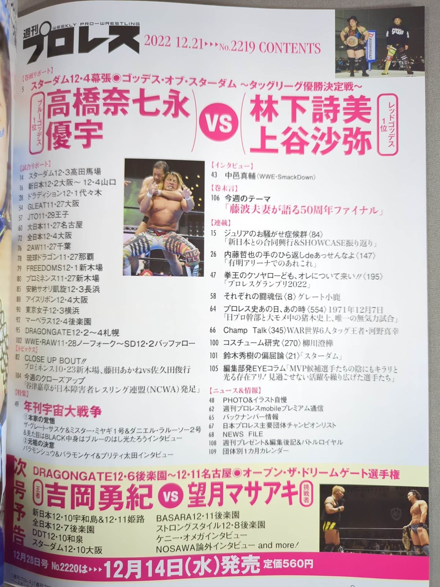 Weekly Pro Wrestling 2219