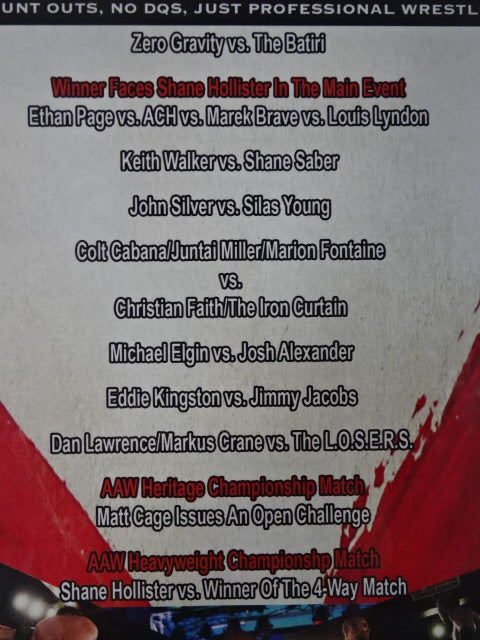 PWR BOUND BY HATE 2014