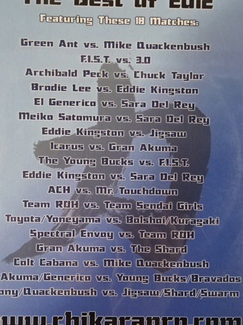 CHIKARA BEST OF 2012