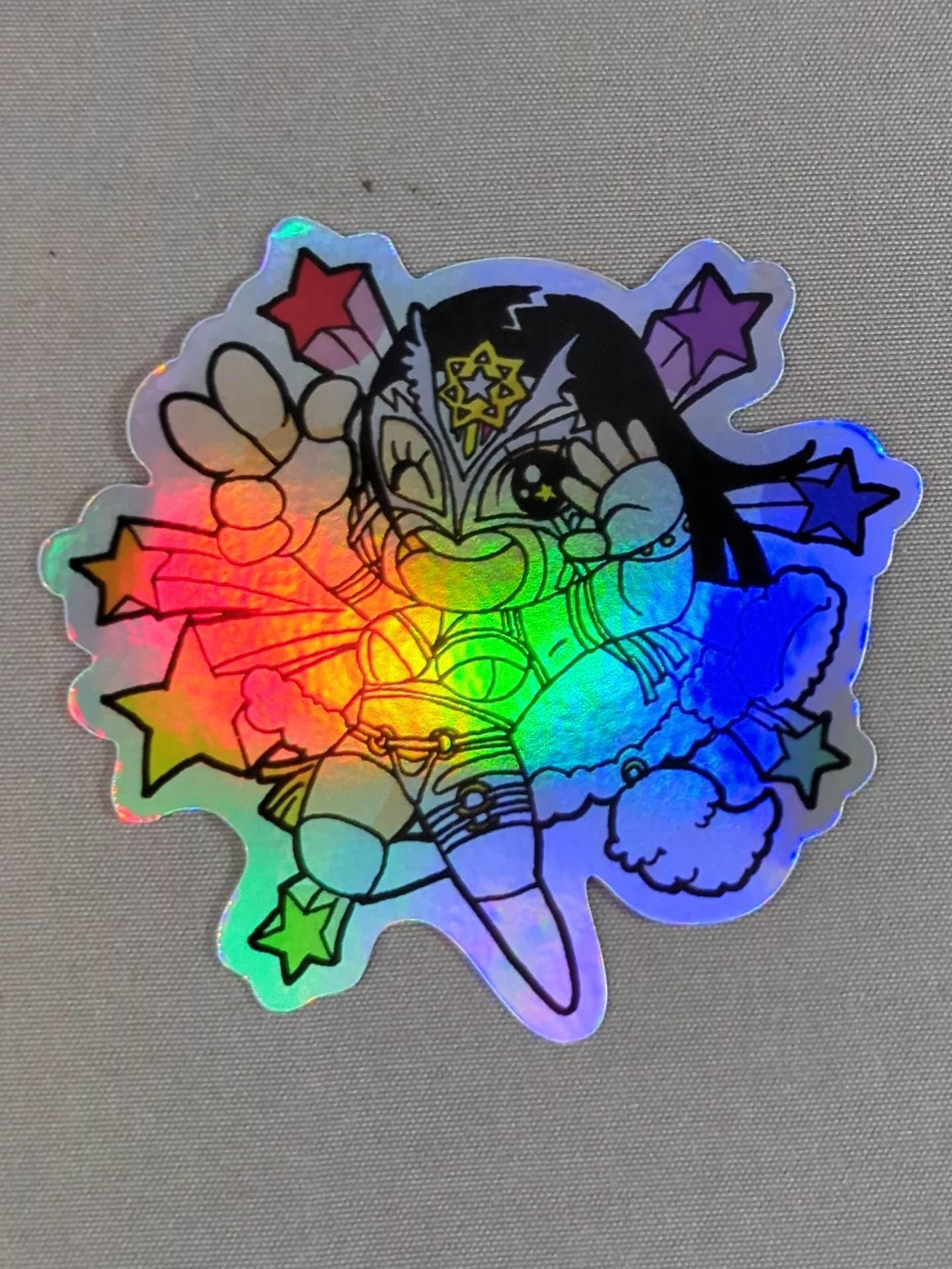 Seven Stars Illustration Sticker