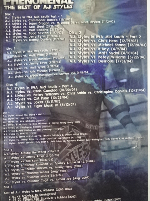 PHENOMENAL THE BEST OF AJ STYLES