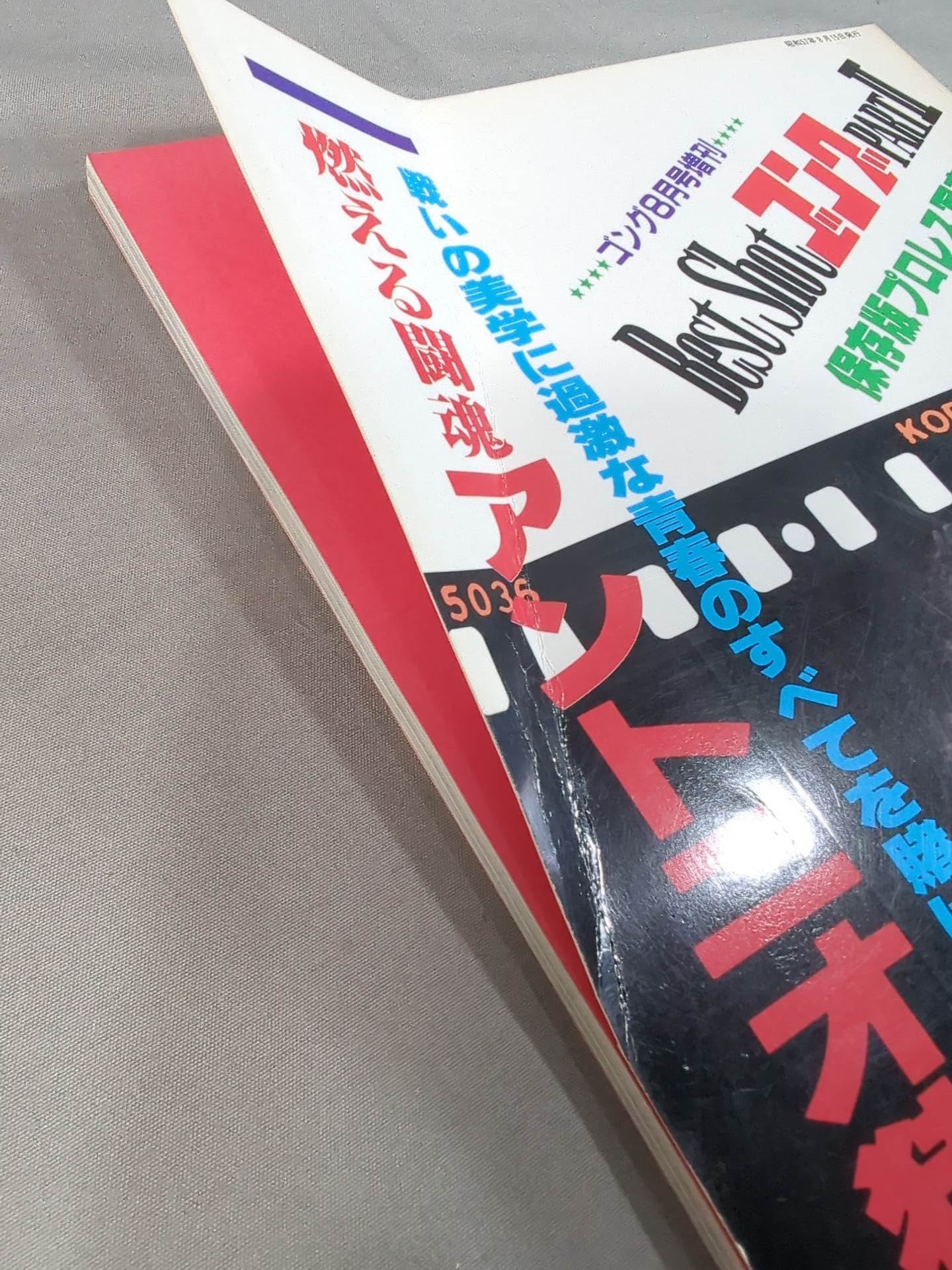 Gong Special Issue Burning Fighting Spirit Antonio Inoki  Edition <BEST SHOT PART II.>