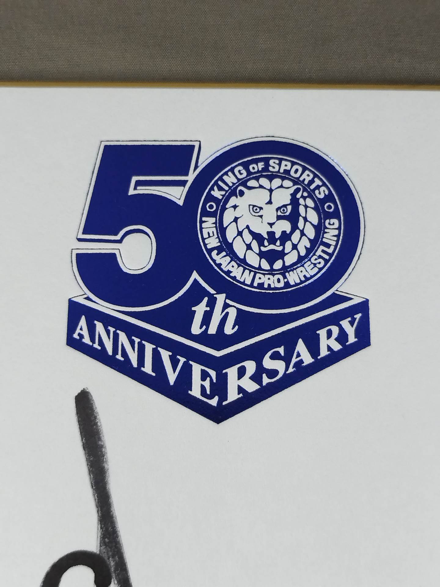 シェイン・ヘイスト(新日本プロレス50周年記念色紙)