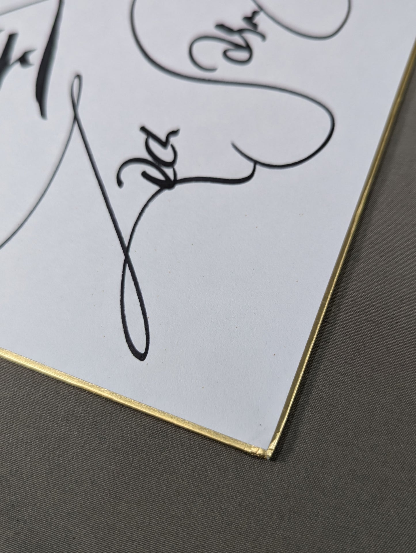 タイチ&ザック・セイバーJr.(ライオンマーク色紙)