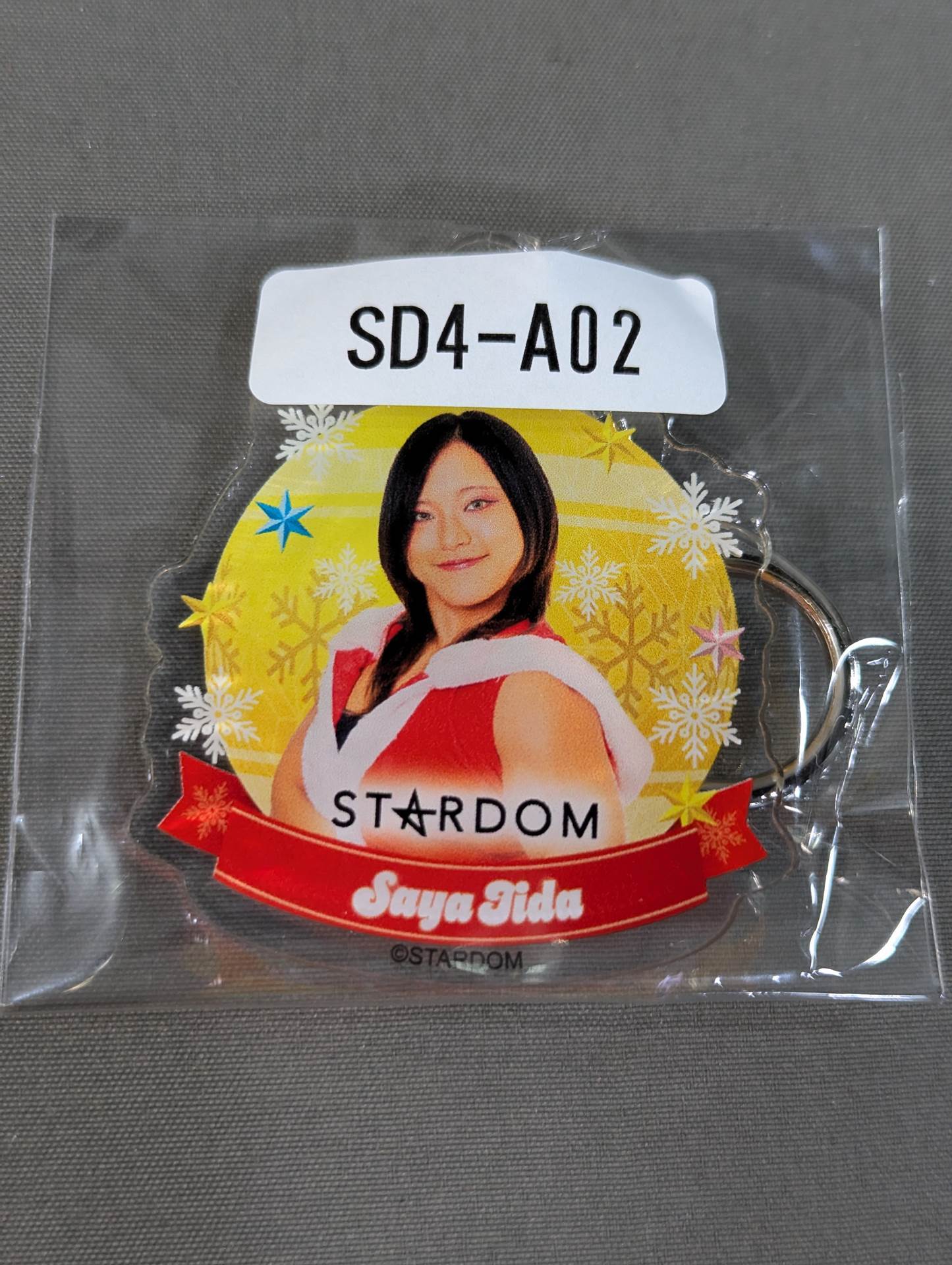 飯田沙耶 STARDOM×ウェブポン オーナメントキーホルダー