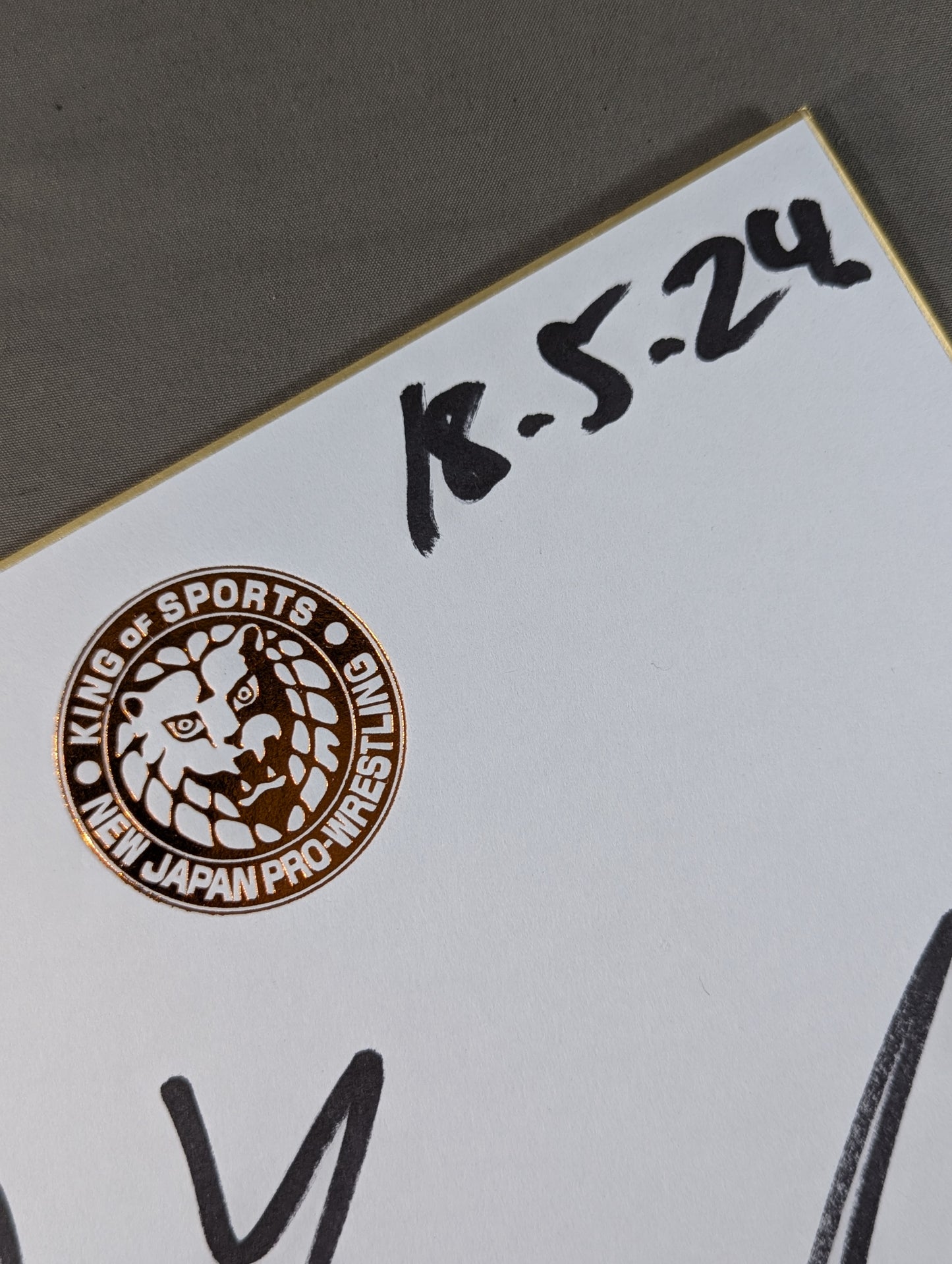 ロビー・イーグルス(ライオンマーク色紙)