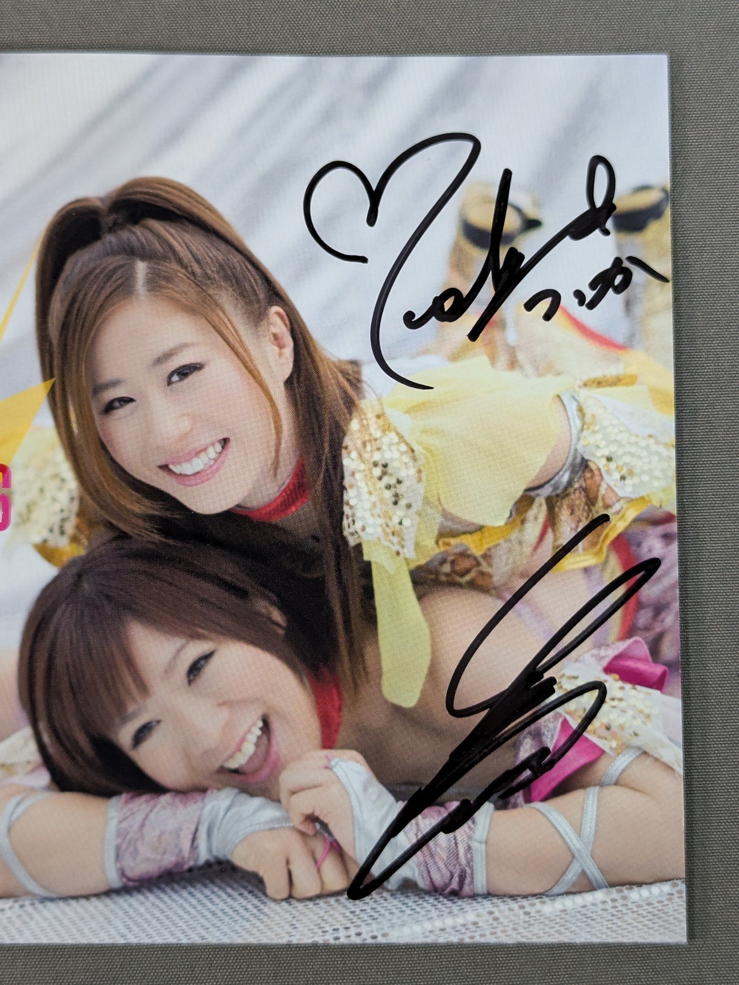 【Tsukasa Fujimoto & Arisa Nkajima 2 hand signed autographs 】BEST FRIENDS / Friends