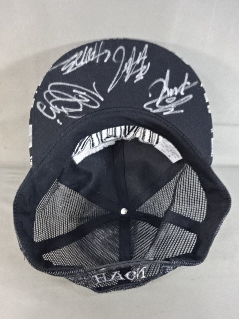 ★4 fighters hand signed autograph ★ NOAH Cap (Black× Grey Camo)