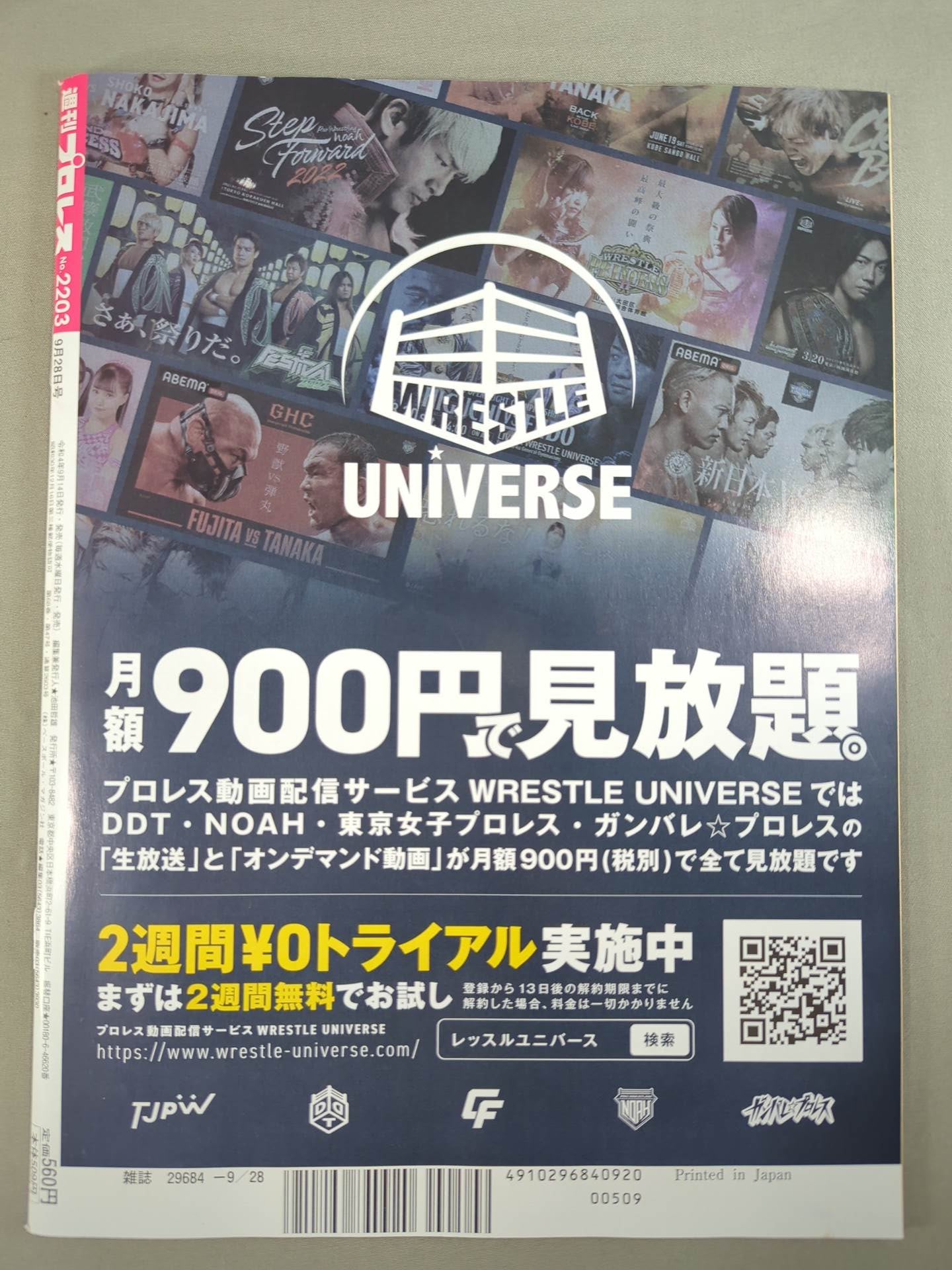 Weekly Pro Wrestling 2203