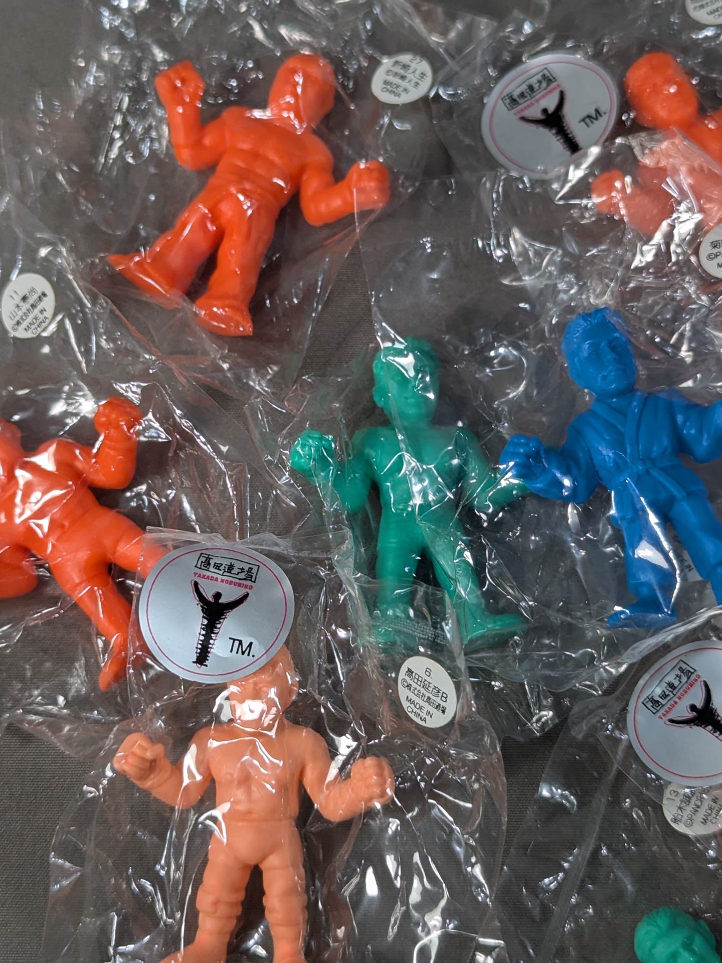 ★Set of ★ 40 Pro Wrestling Eraser Made by CharaPro
