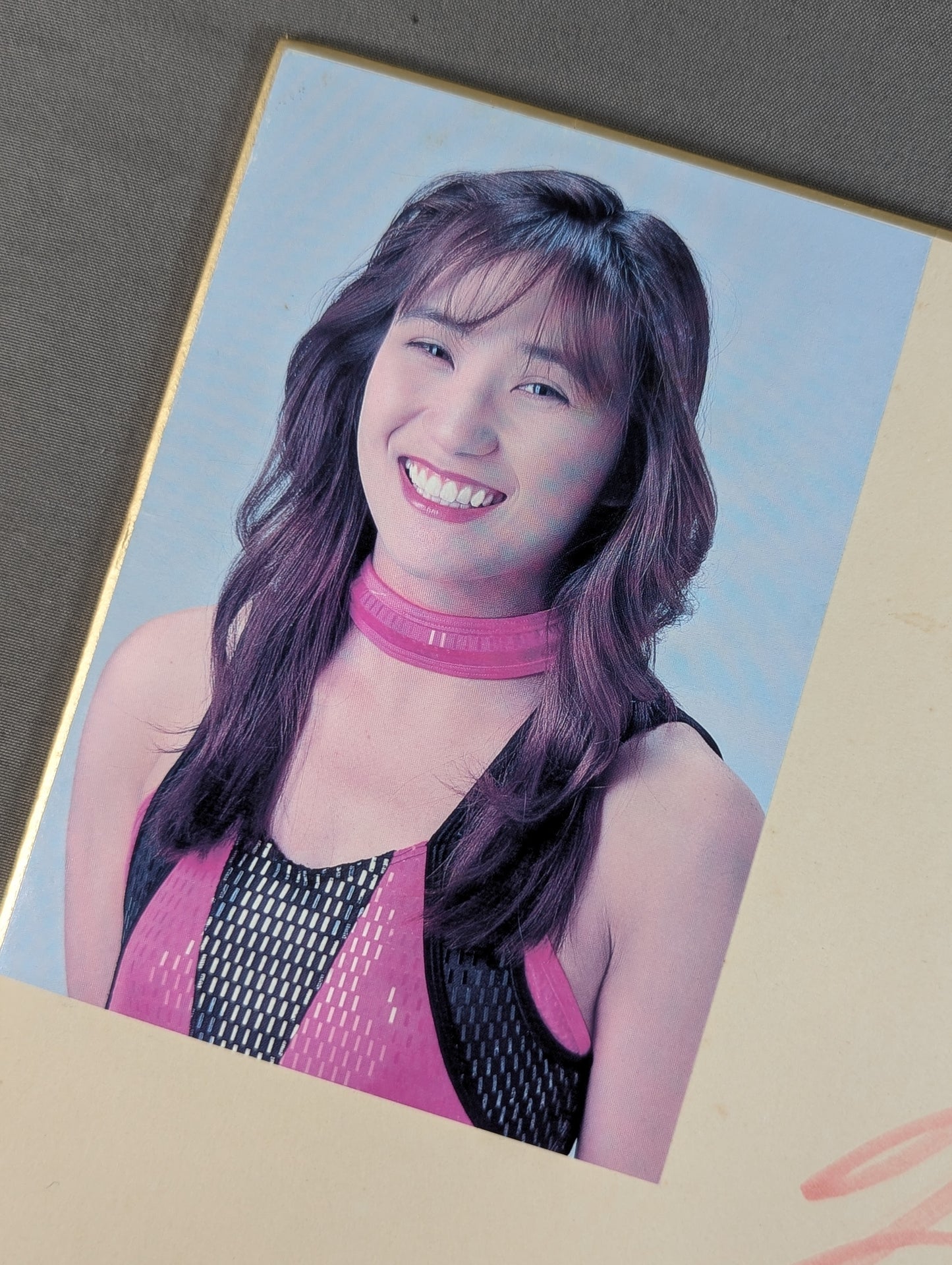 Megumi Kudo (photo sticker & Sensha bill sticker attached)