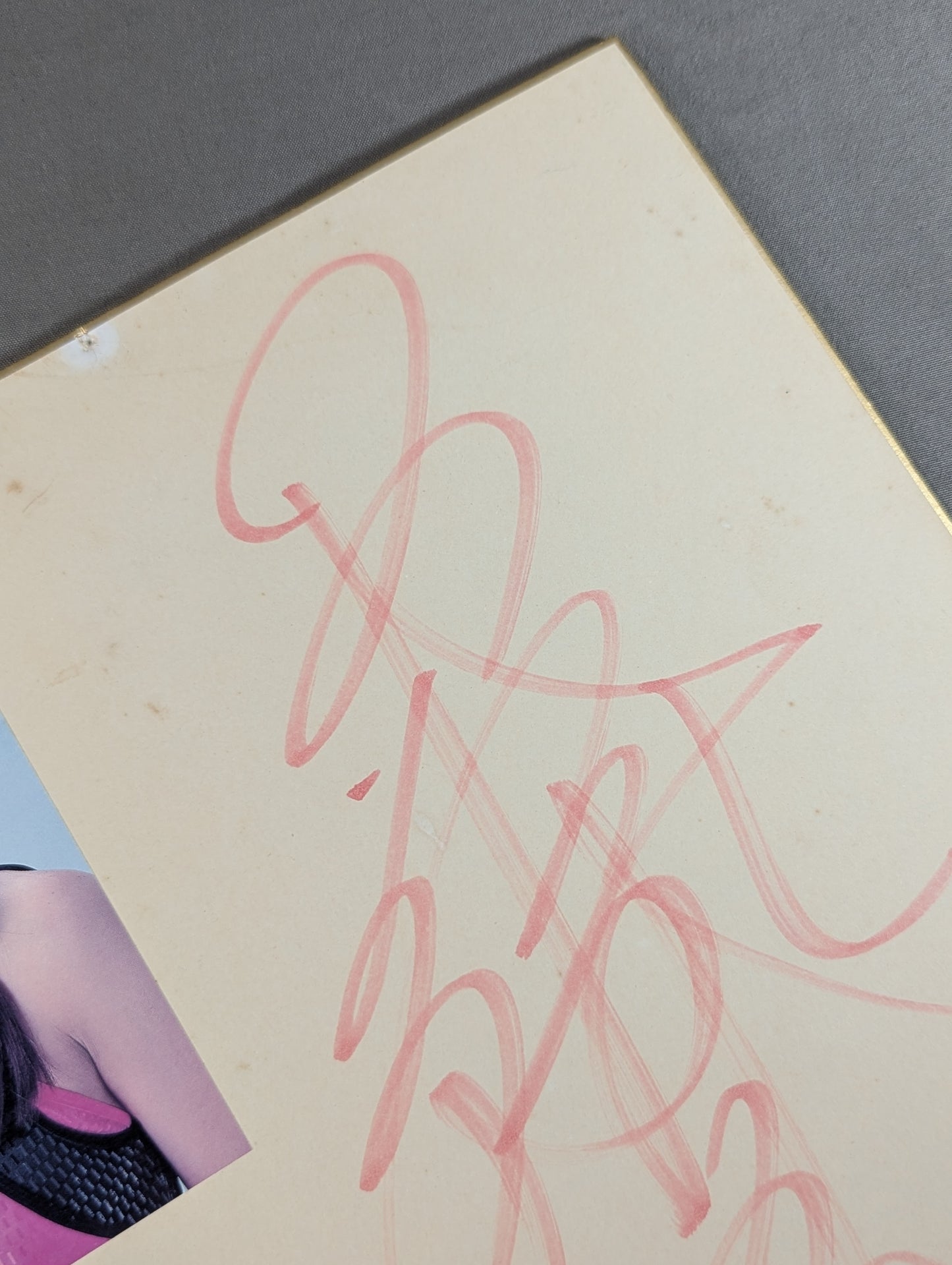 Megumi Kudo (photo sticker & Sensha bill sticker attached)