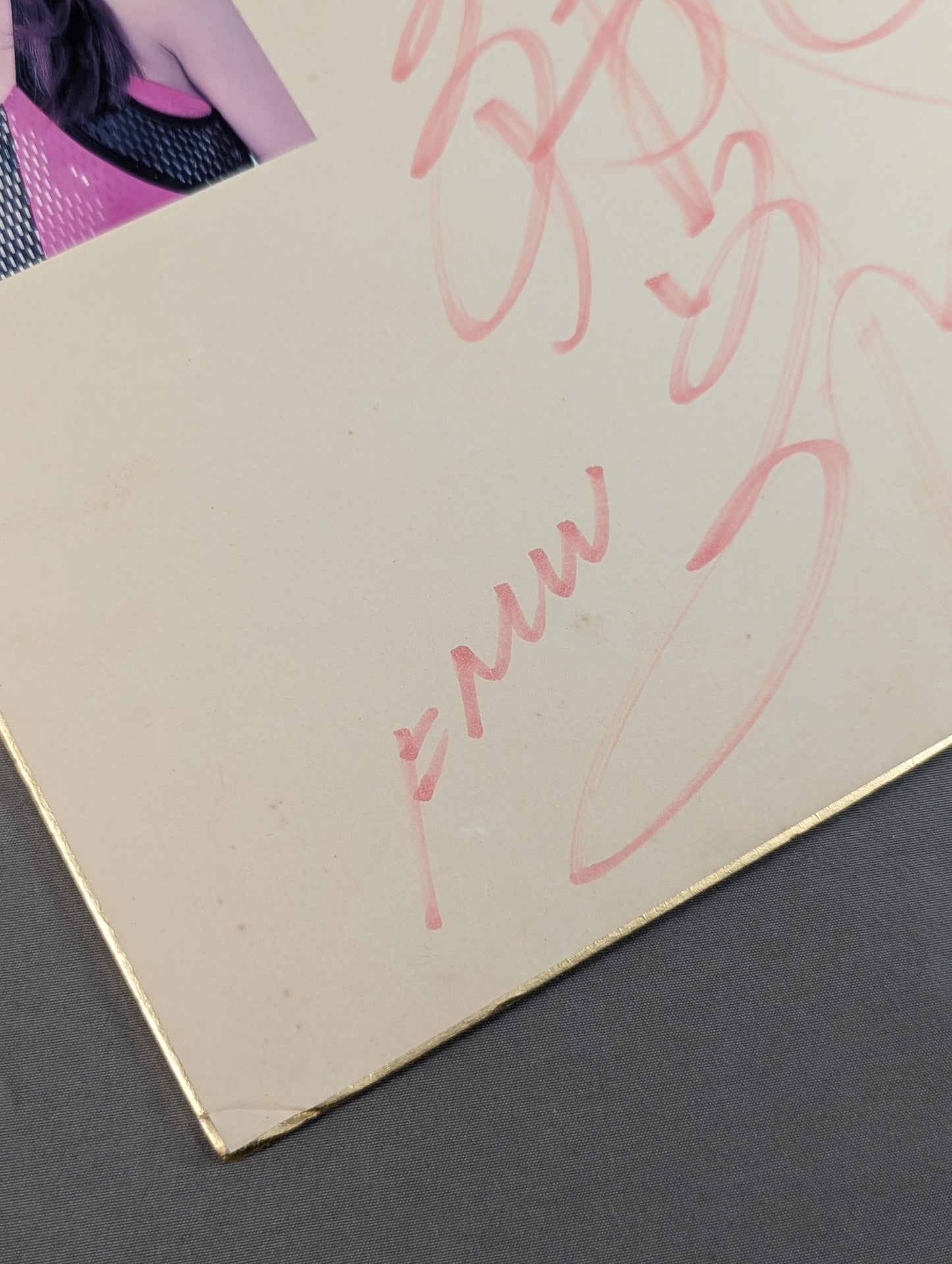 Megumi Kudo (photo sticker & Sensha bill sticker attached)