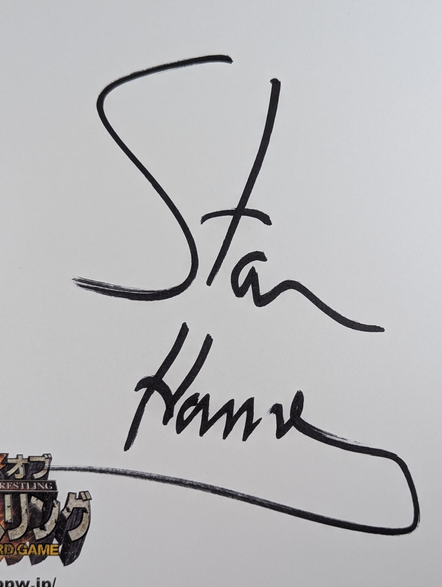 Stan Hansen (King of Pro-wrestling only) Shikishi ( Autograph board ) )