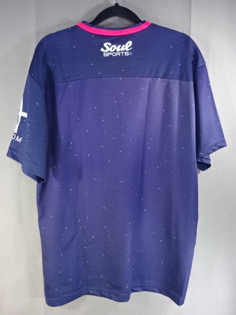 COSMIC ANGELS ドライメッシュ ユニットTシャツ(ネイビー)