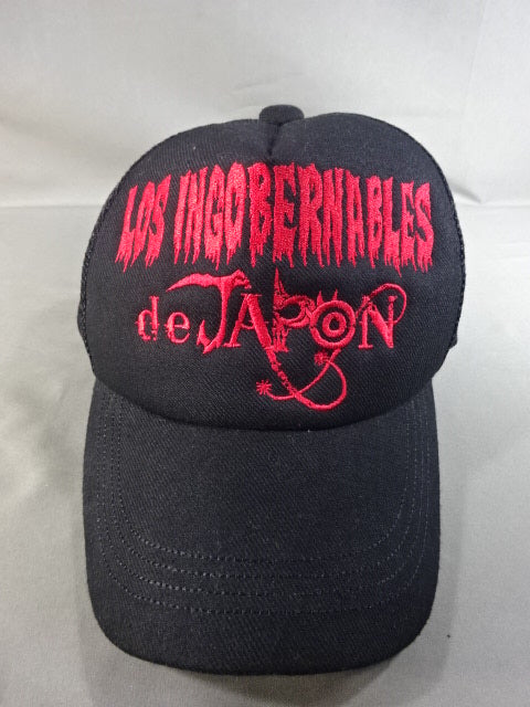 L・I・J「AGUILA」メッシュキャップ(ブラック×レッド)