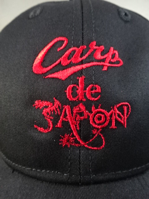 広島東洋カープ×内藤哲也「Carp de Japon」キャップ(ブラック×レッド)