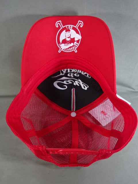 Hiroshima Toyo Carp × Tetsuya Naito "Carp de Japon" Mesh Cap (Red× White)