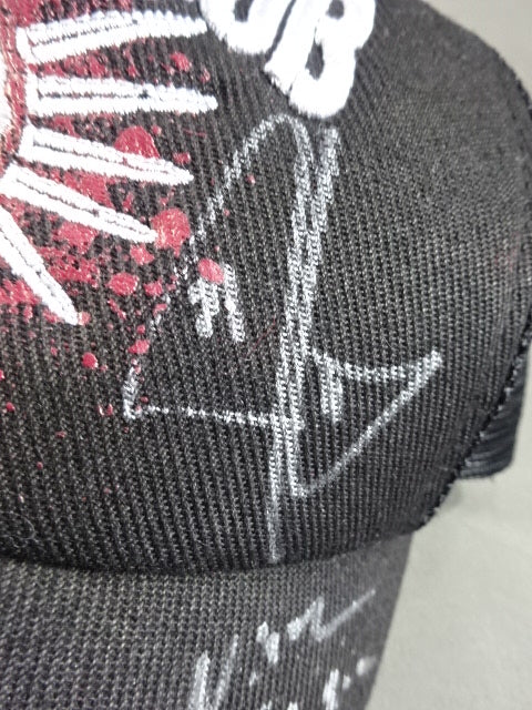 ★7 fighters hand signed autograph ★ BULLET CLUB "ARISING" Studded Mesh Cap