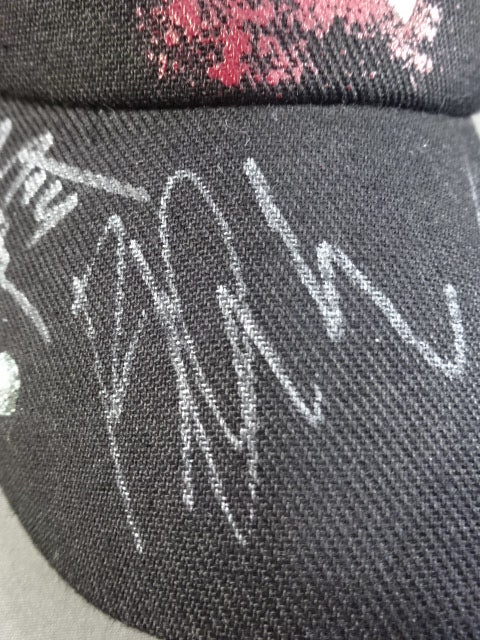 ★7 fighters hand signed autograph ★ BULLET CLUB "ARISING" Studded Mesh Cap