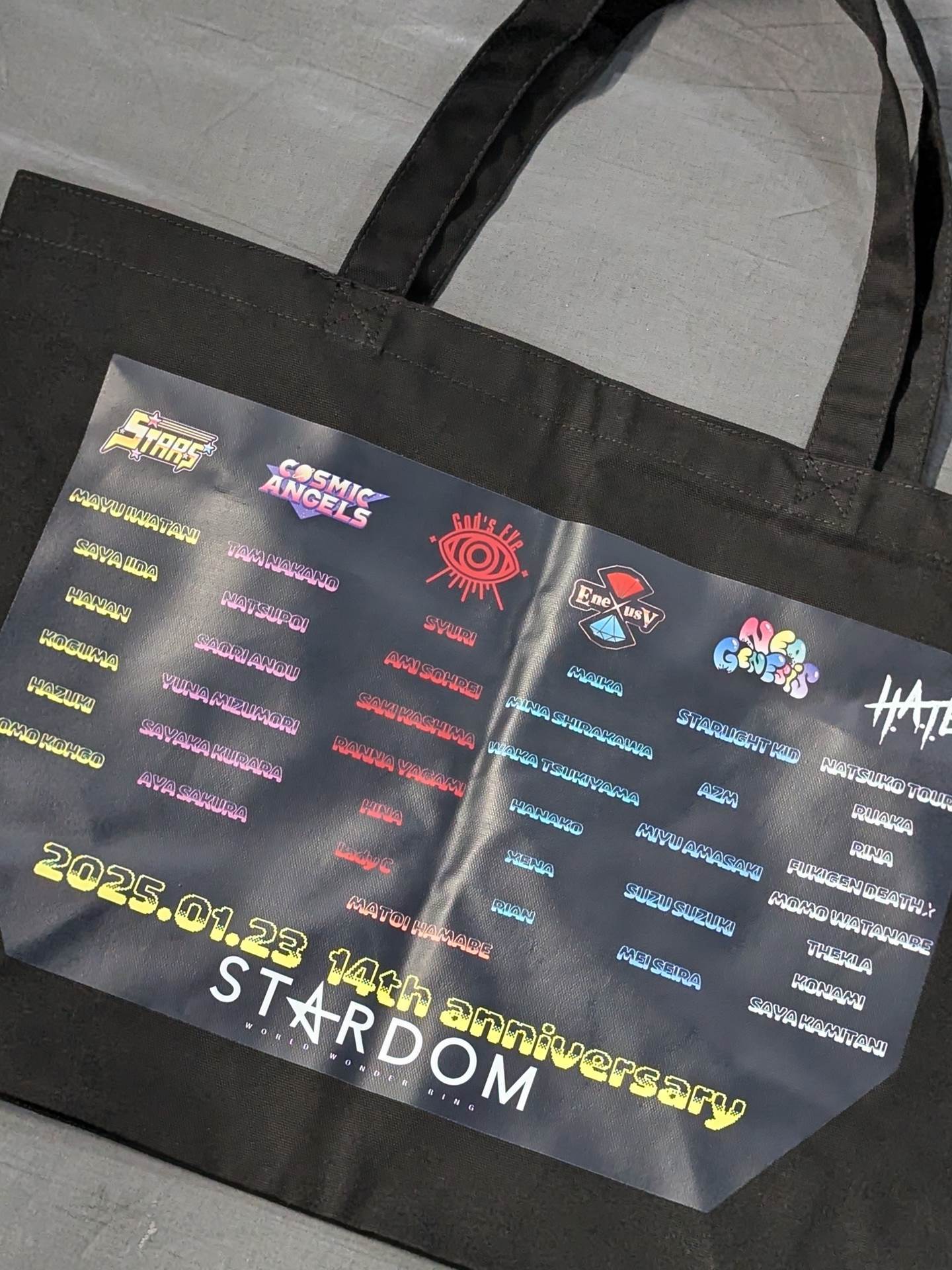 STARDOM「14th anniversary」トートバッグ