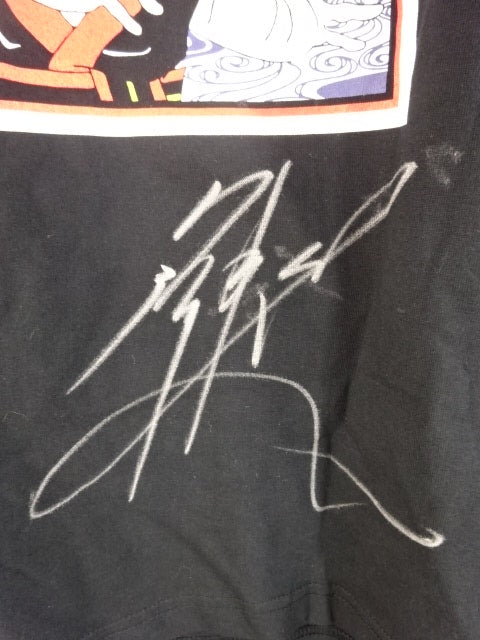 ★ ★ Hand signed autograph Hirooki Goto "Ascension Ukiyo-e" T-shirt