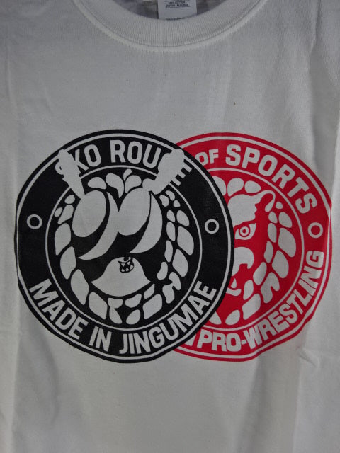 NJPW×wateRouge / SKROUGE Tシャツ #1(ホワイト)