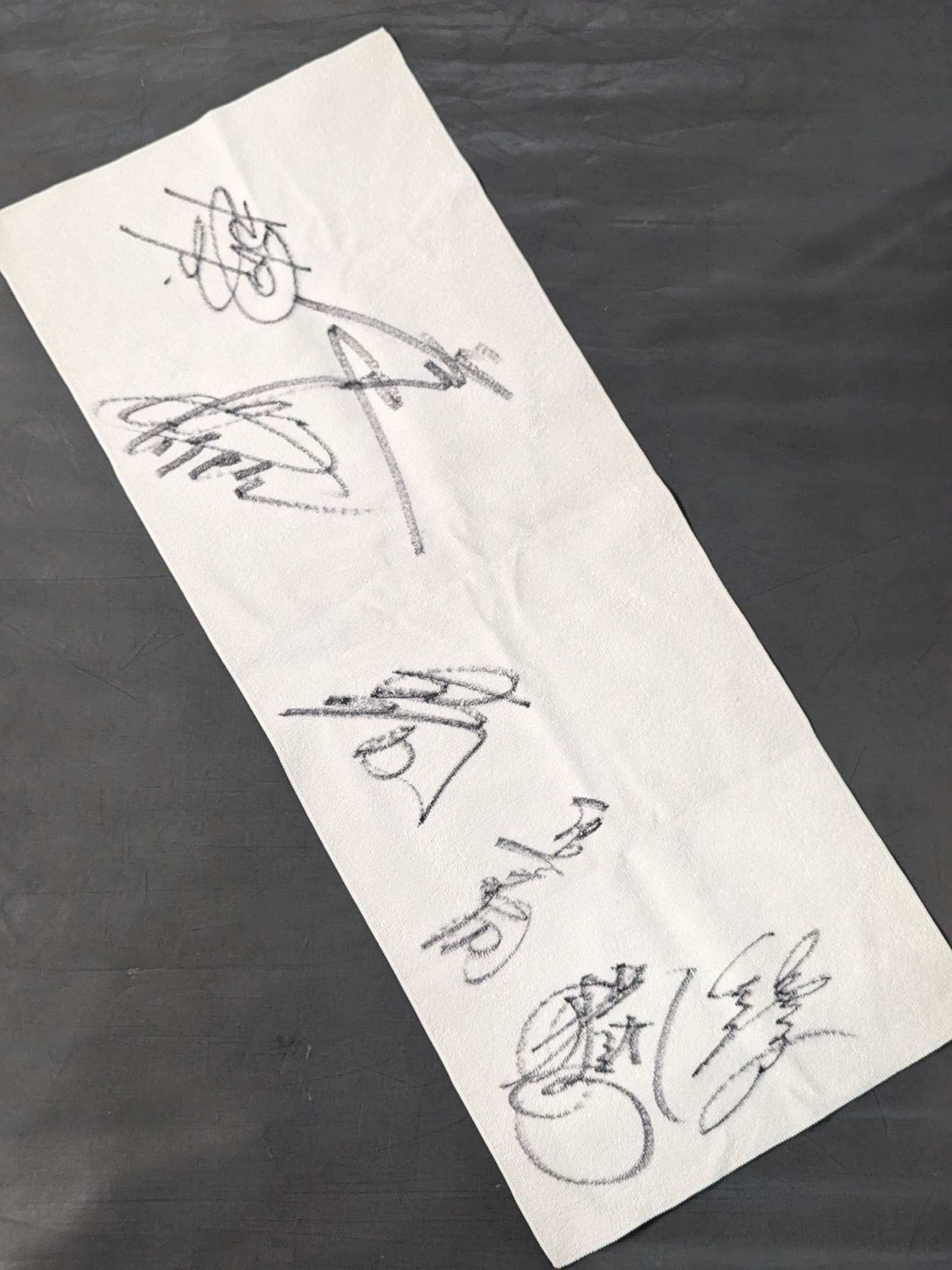 【6 peoplehand signed autograph 】NOAH "MAJESTIC 2023" Face Towel