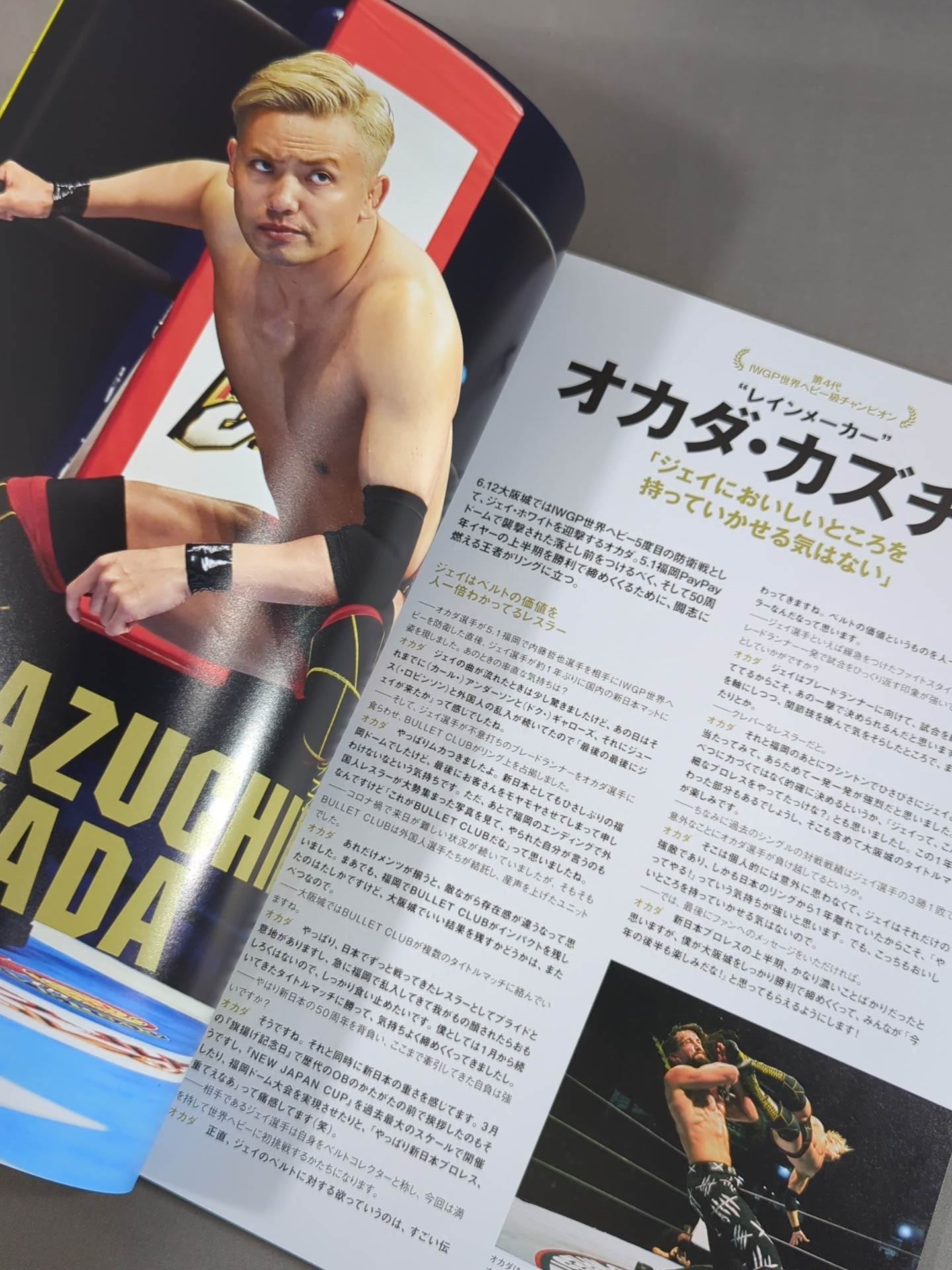★ヒロム八王子凱旋★ NJPW OFFICIAL MAGAZINE 2022 Vol.6