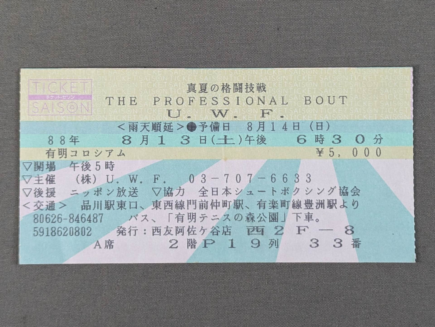 真夏の格闘技戦 THE PROFESSIONAL BOUT