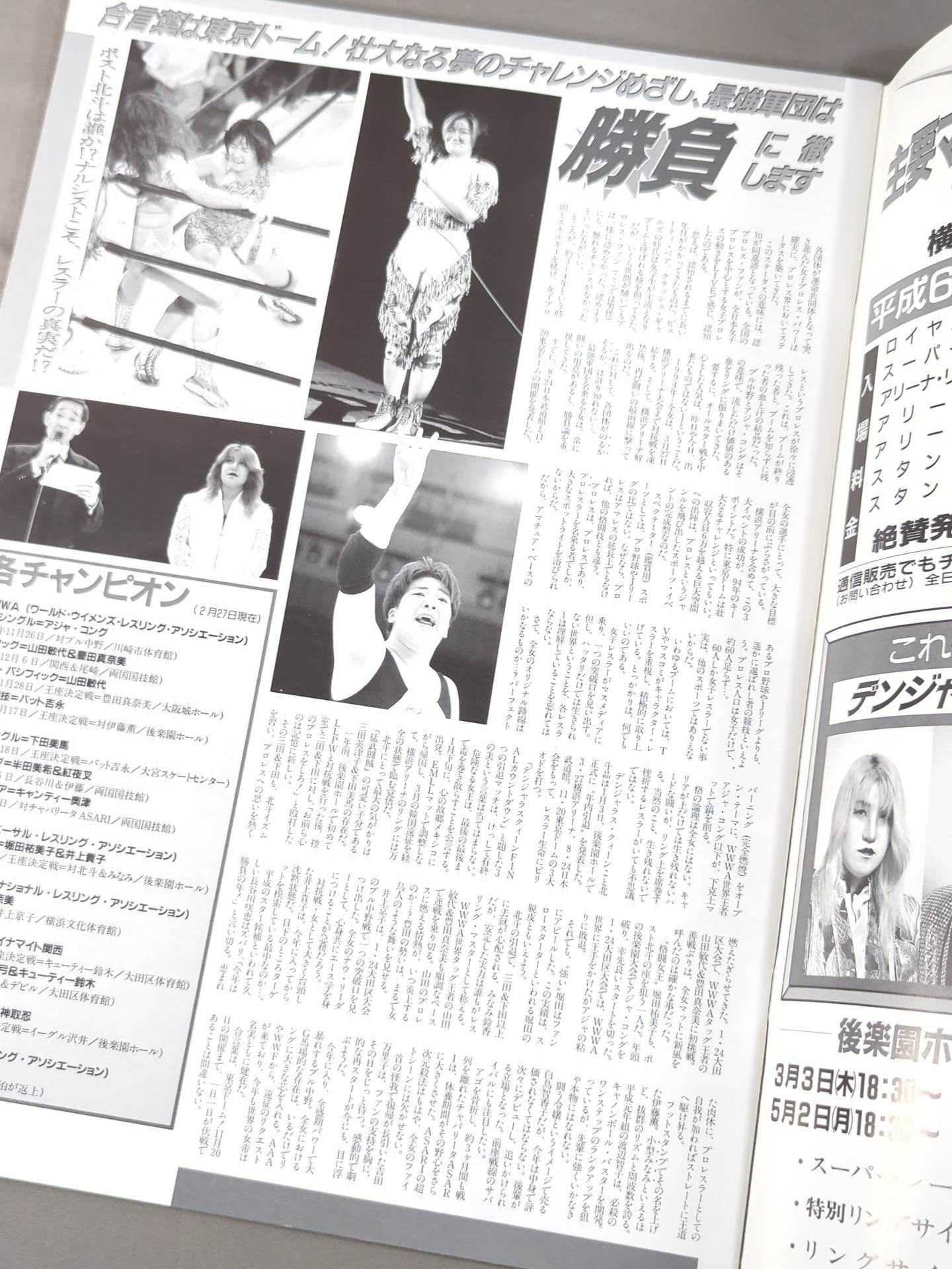リングスターPROGRAM 1994 SPRING SPECIAL