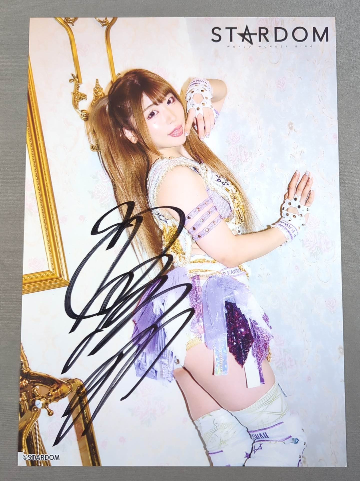 中野たむ 直筆サイン入り スターダムポートレート(S-1)