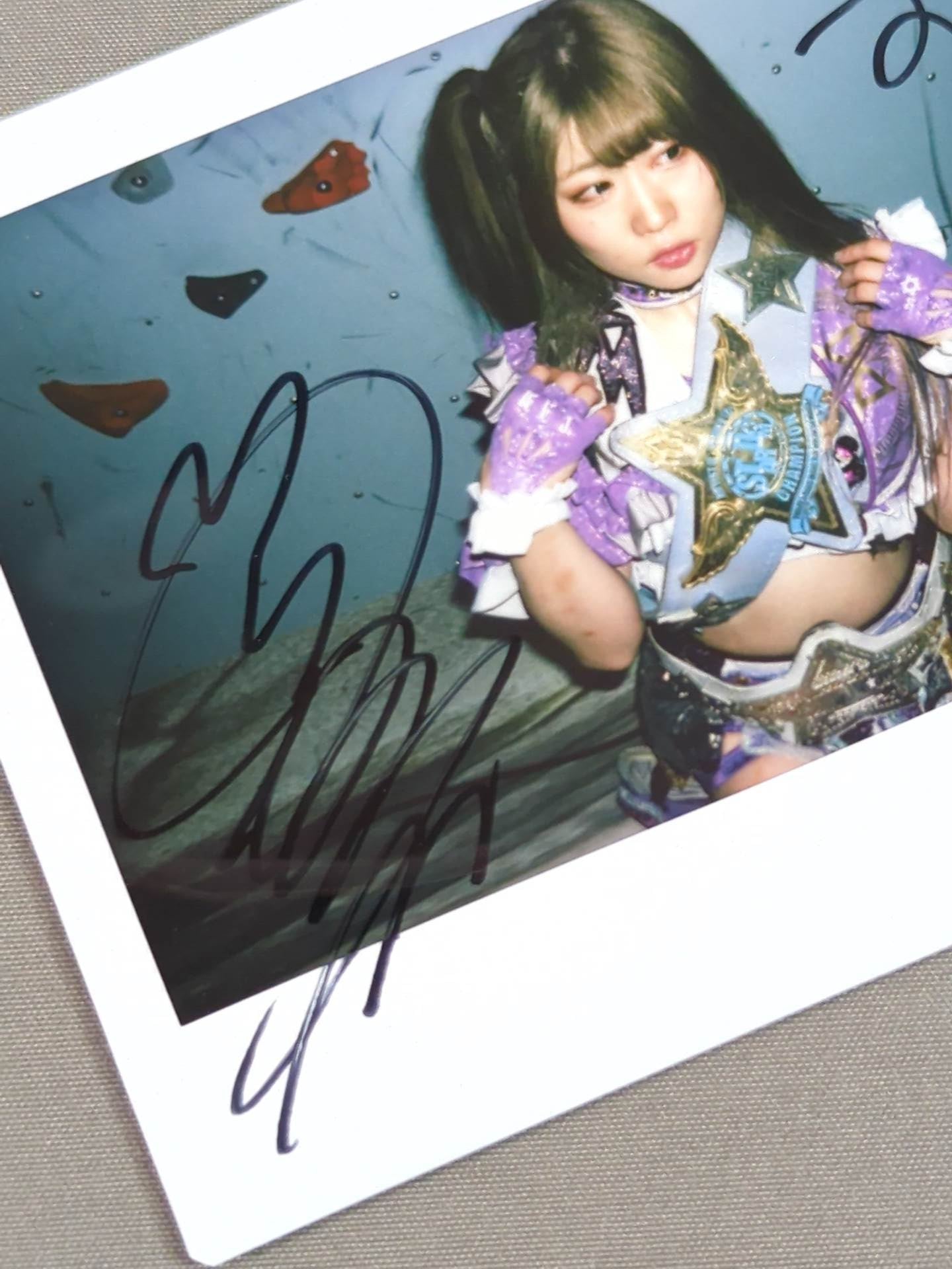 Tam Nakano hand signed autograph Cheki (M-6)