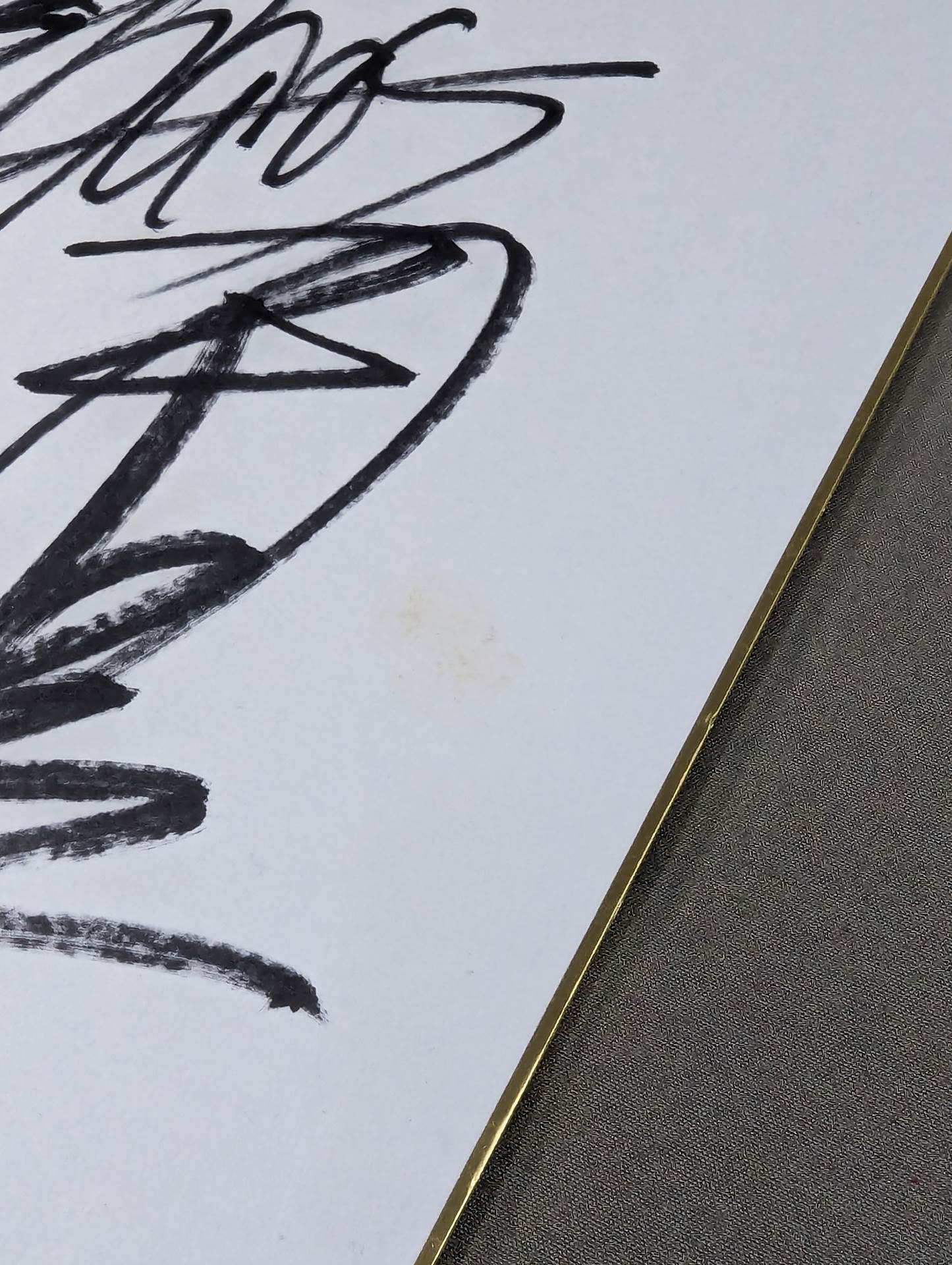 矢野通&邪道&外道(ライオンマーク色紙)