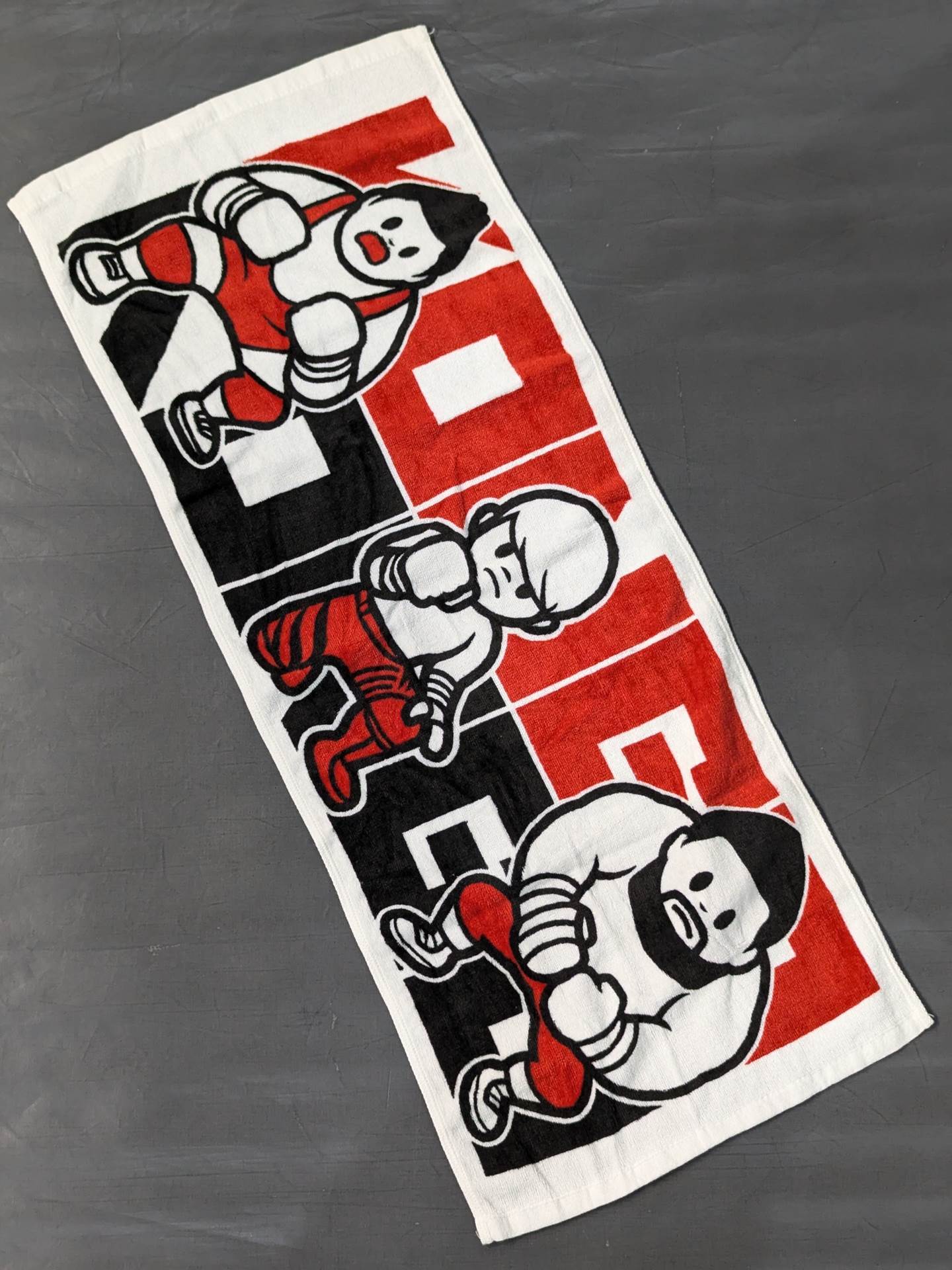 [4 fighters hand signed autograph Kongo "KONGO" Face Towel