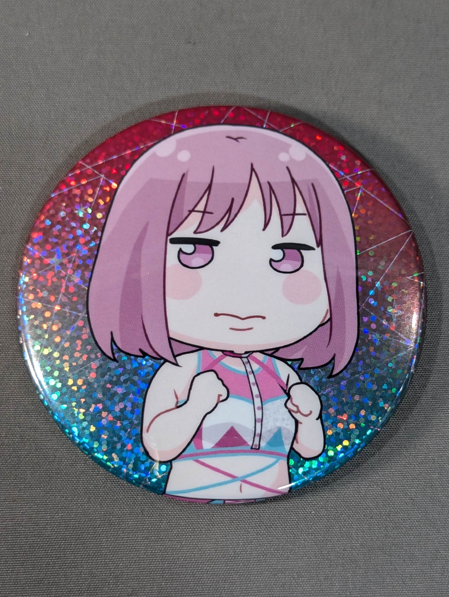 梨杏 ランダムイラスト缶バッジ Illustration by たぬきち