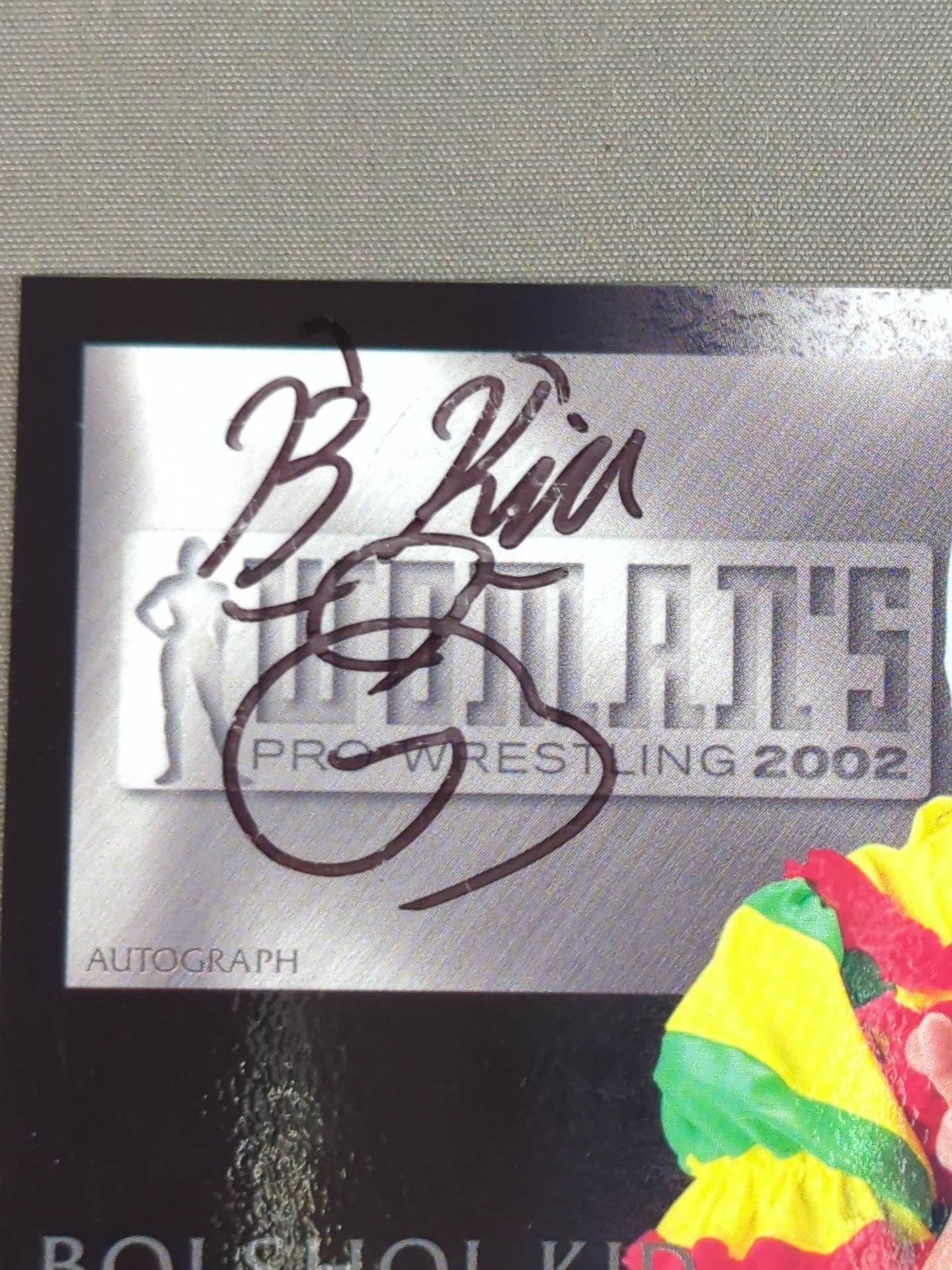 2002 Future Bee Command Bolshoi Official Autographed Card