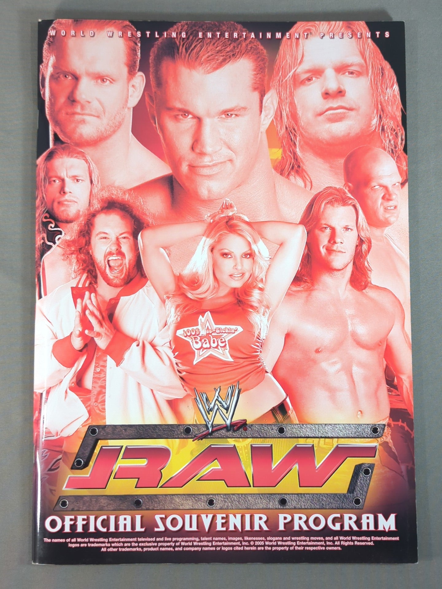 RAW&SMACKDOWN OFFICIAL SOUVENIR PROGRAM 2005 (A)