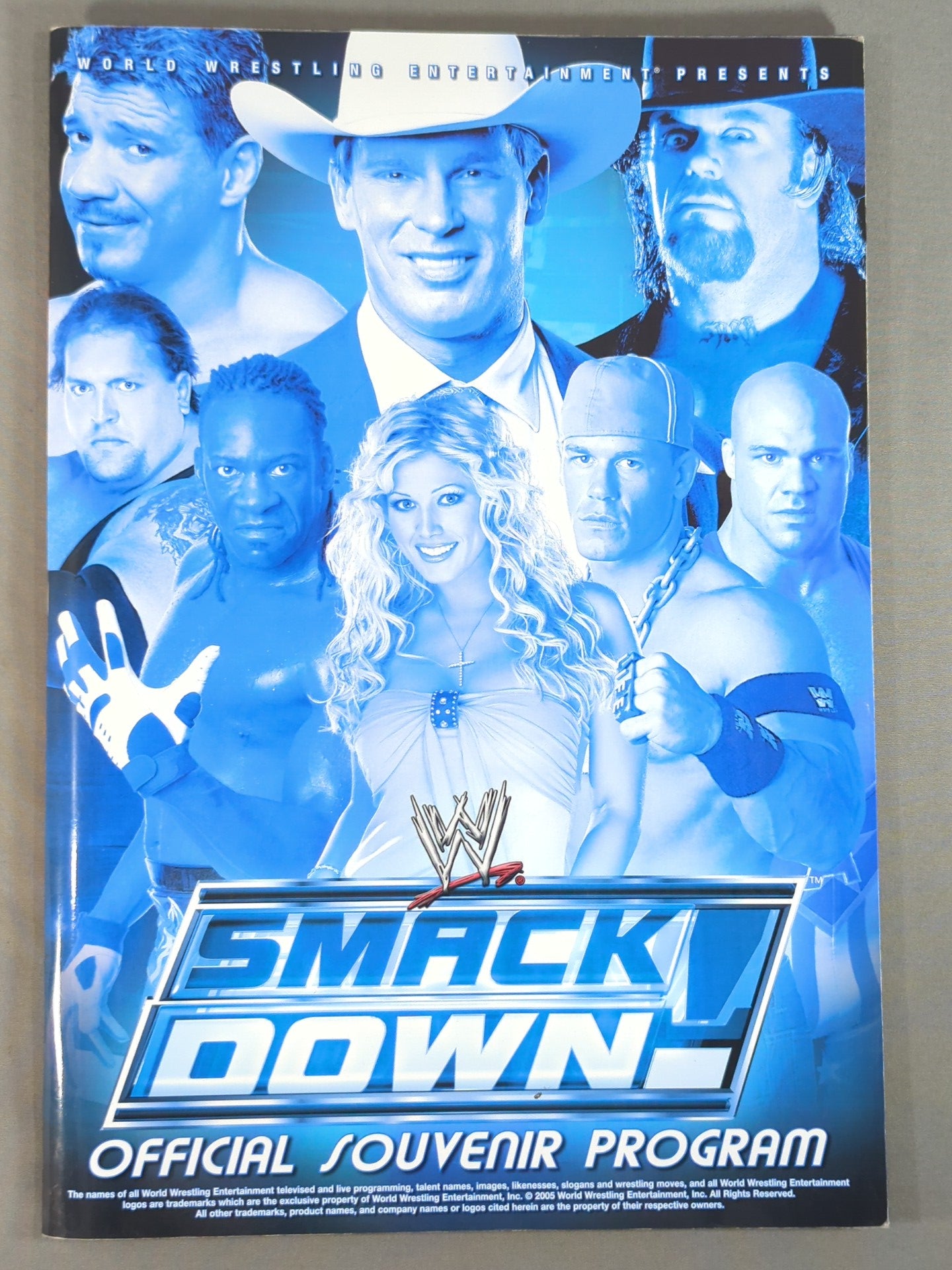 RAW&SMACKDOWN OFFICIAL SOUVENIR PROGRAM 2005 (A)