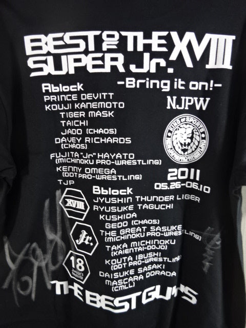 【hand signed autograph】BEST OF THE SUPER Jr.X.VIII. -Bring it on!- T-shirt