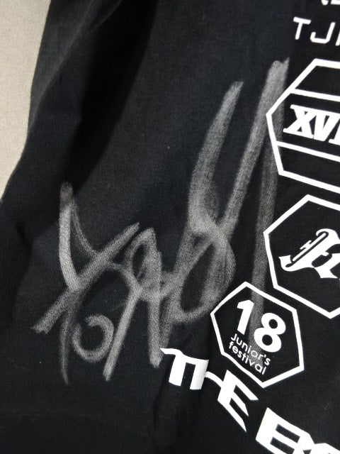 【hand signed autograph】BEST OF THE SUPER Jr.X.VIII. -Bring it on!- T-shirt