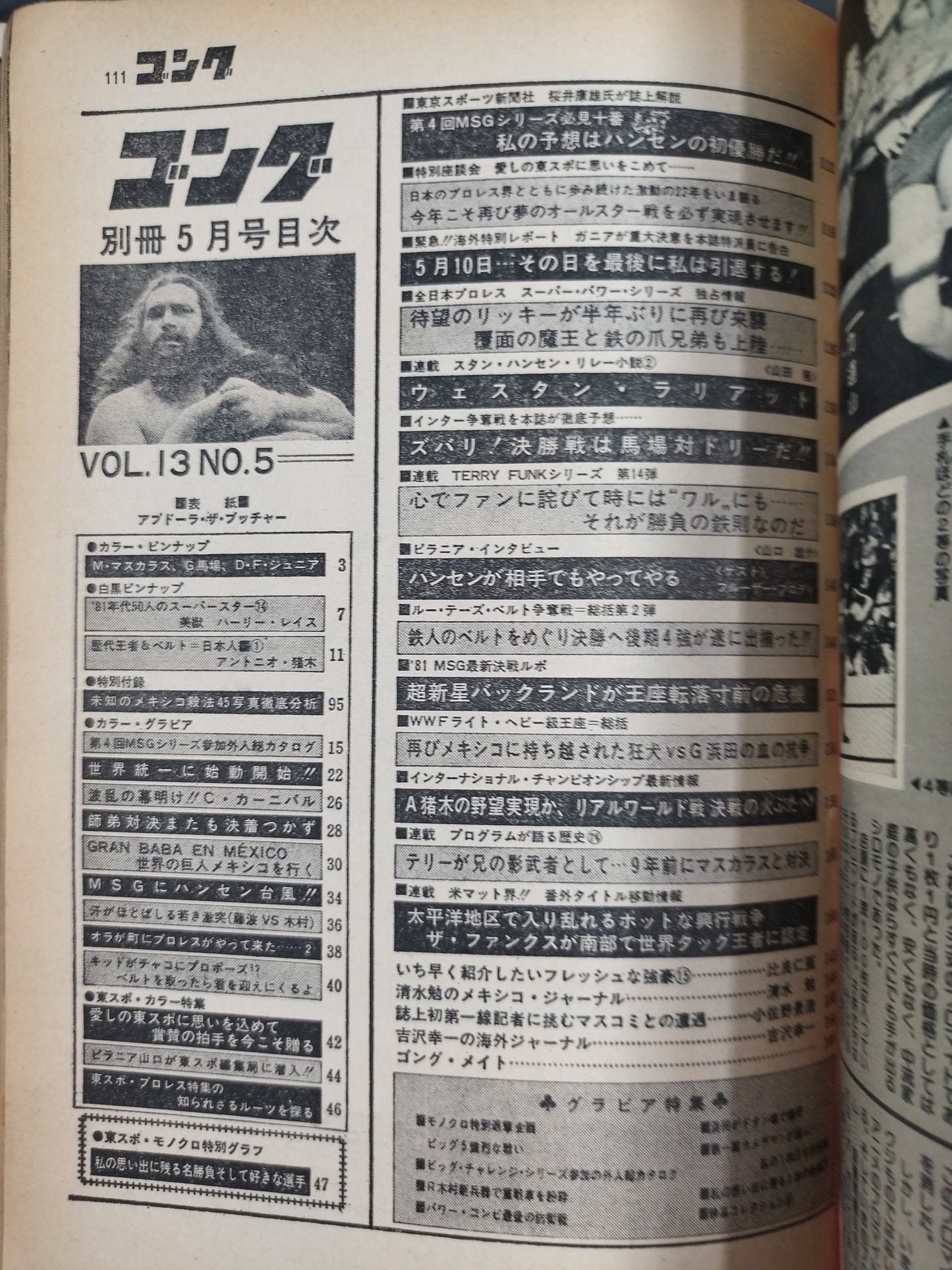 別冊ゴングVol.13 No.5