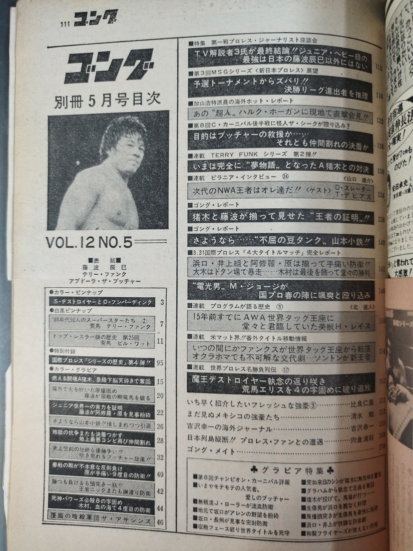 別冊ゴングVol.12 No.5