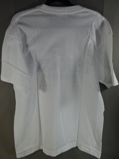 全日プロも営業中 Tシャツ(ホワイト×ブルー)