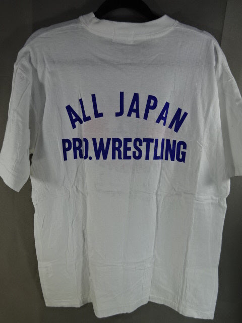 【Giant Baba hand signed autograph 】ALL JAPAN PRO. Wrestling 20th Anniversary T-shirt