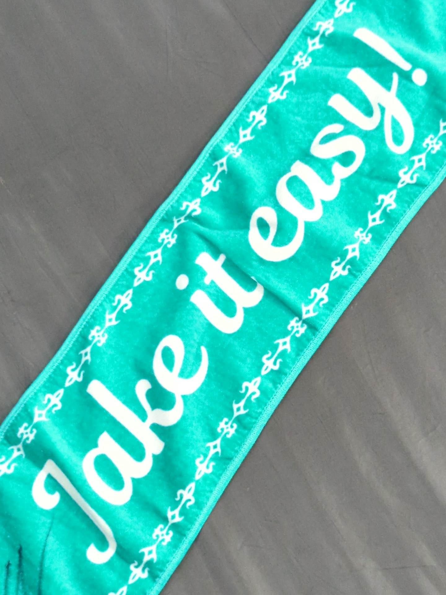 【hand signed autograph】 Jake Lee's "Jake it easy!" Muffler Towel