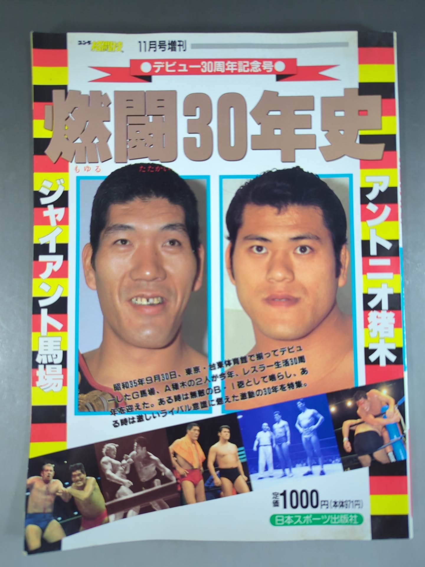 燃闘30年史 ジャイアント馬場 アントニオ猪木 ゴング増刊号 燃闘30年史 ＜写真画報保存版＞ – 闘道館