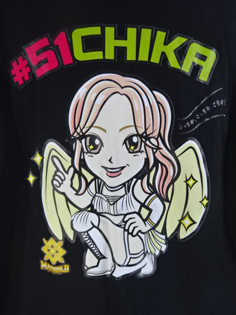後藤智香 #51イラスト Tシャツ(ブラック)