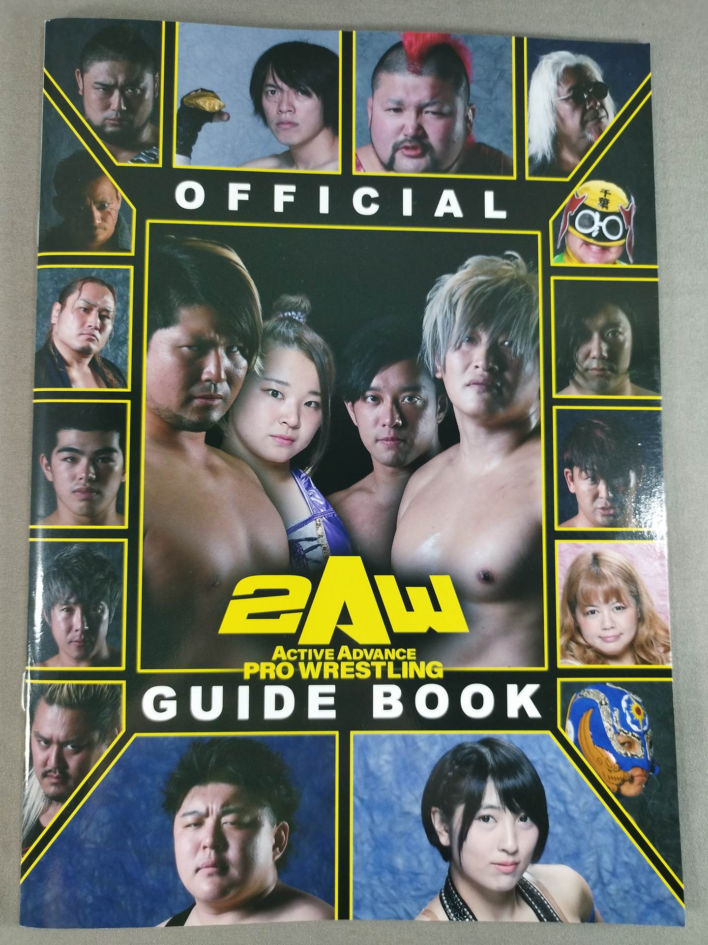 [6 fighters hand signed autograph 】2AW OFFICIAL GUIDE BOOK 2019